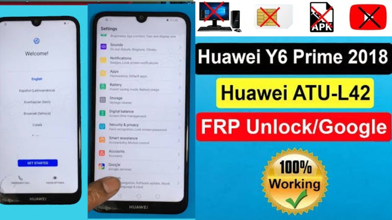 Huawei Y6-2018 Google Account Bypass |Huawei Y6-2018 Frp Huawei Y6-2018 Google Account Bypass |Huawei Y6-2018 Frp