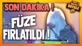 Son Daki̇ka - Füze Firlatildi - Fortnite Battle Royaleda Korku Dolu Anlar Rocket