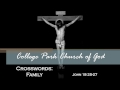 College Park Church of God - Crosswords: Family