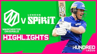 Manchester Originals vs London Spirit -Highlights | The Hundred 2021