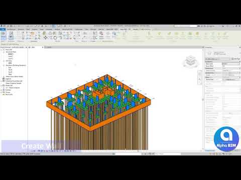 01 - Dựng mô hình BIM Kết cấu từ AutoCAD | Convert AutoCAD to Revit | Alpha BIM | Plugin for Revit