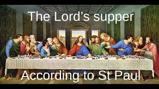 Video: In 1 Corinthians 11:23, Apostle Paul wrote of Jesus'  Last Supper - Fishers Evidence