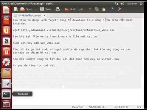 cài đặt máy ảo virtualbox trên hệ điều hành linux