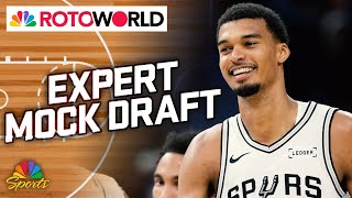 Rotoworld Basketball Expert Mock Draft Live 101425 Nbc Sports