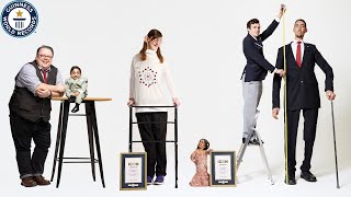 Tallest And Smallest Go Head-To-Head Guinness World Records
