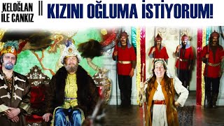 Keloğlan İle Cankız Türk Filmi | Keloğlan'ın Anası Padişahın Kızını İstiyor!