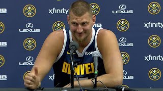 Nikola Jokić Makes Tons Of Jokes, Talks New Look Nuggets & More At Media Day