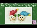 Snowman Cupcake Toppers FUN HOW TO!