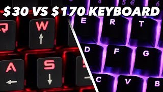 $30 Keyboard Vs. $170 Keyboard: We Try Cheap Vs. Expensive Keyboards In Fortnite