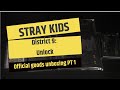STRAY KIDS District 9 : Unlock Official Goods Unboxing PT 1