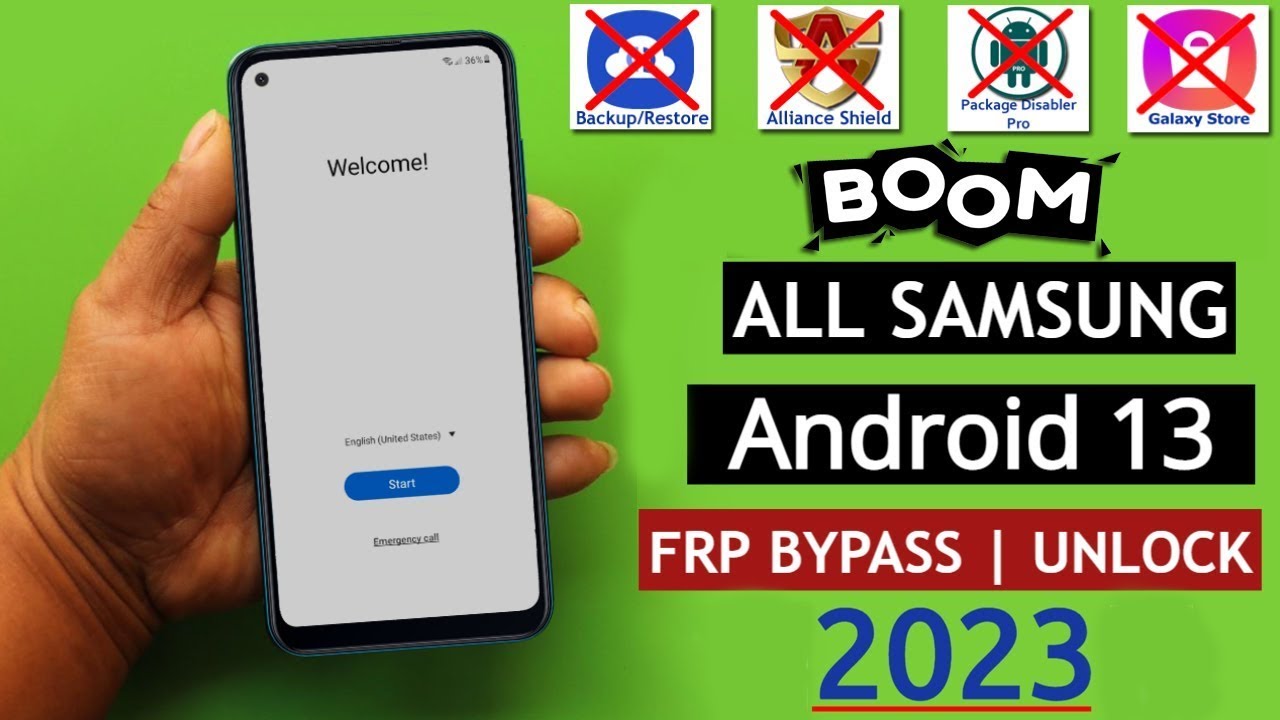 BOOM !! All Samsung FRP Bypass Android 13 Unlock Google BOOM !! All Samsung FRP Bypass Android 13 Unlock Google