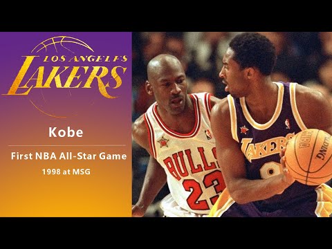 kobe bryant 1998. Kobe Bryant's first All-Star game in New York City at 19