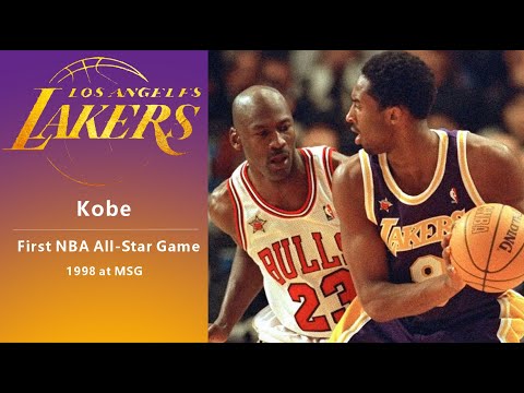 kobe bryant 1998. Kobe Bryant's first All-Star game in New York City at 19