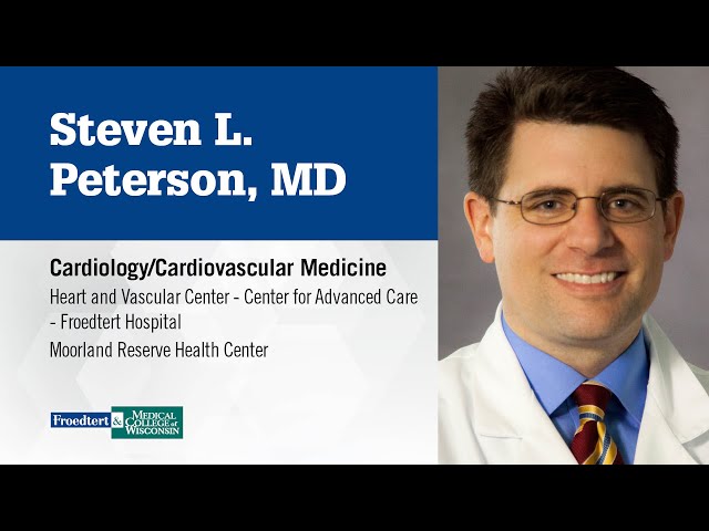 Watch Dr. Steven Peterson, cardiologist on YouTube.