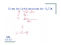 6.02 Draw the Lewis structure for H2CO