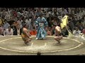 松鳳山、涙の初金星 松鳳山vs日馬富士 2013/9/16