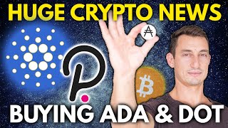 HUGE CRYPTO NEWS UPDATE!! Cardano (ADA) and Polkadot (DOT) Chart & Trading Update