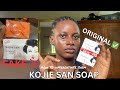 HOW TO IDENTIFY THE ORIGINAL KOJIE SAN SOAP || How to Spot fake Kojic Acid soap from the original
