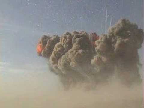 100 ton bomb Explodes