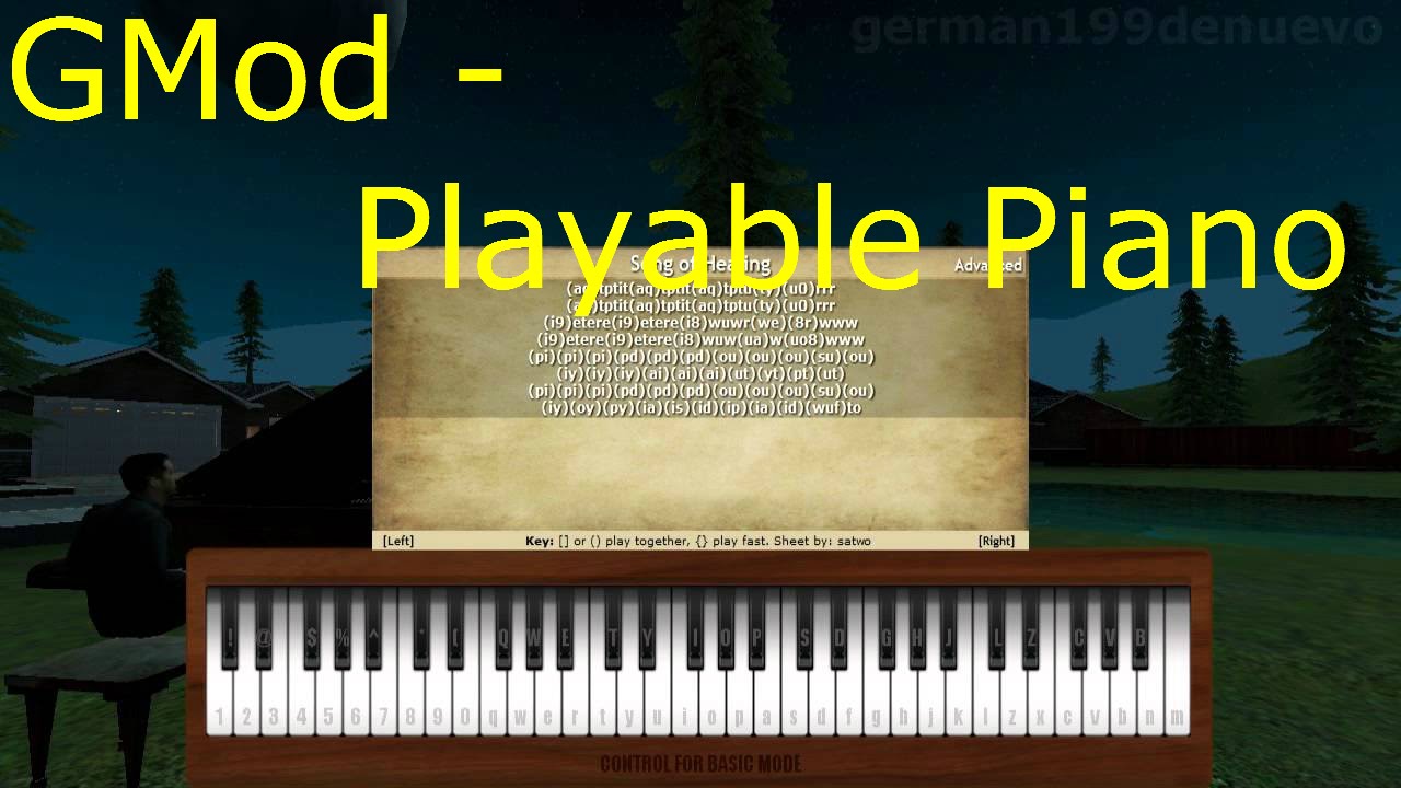 Shows off piano