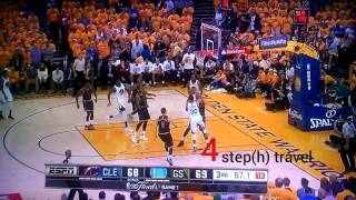 Stephen Curry 4 Step Travel 2016 Nba Finals Game 1 Cle