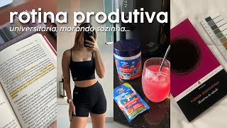 MINHA ROTINA MORANDO SOZINHA | um dia produtivo comigo