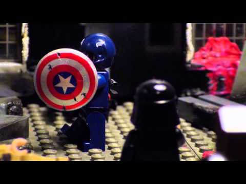 Lego Captain America -  NO VFX or MUSIC