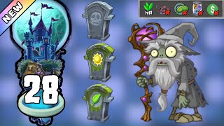 Plants Vs Zombies 2 - Dark Ages Night 28 Plants Lvl 1 & No Premium