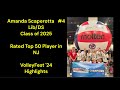 VolleyFest 2024 Gold Medal Highlights - U17 National Team - Amanda Scaperotta #4 Libero /DS