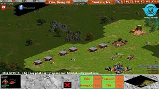 AoE 22 Random Tiểu Màn Thầu, Dương Còi vs VaneLove, Tễu Ngày 19/03/2018