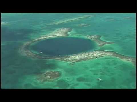   Sinkholes on Of Belize  Mesoamerican Barrier Reef System  Sea Caves  Sinkholes