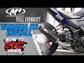 15-17 Yamaha R3 M4 Full Exhaust Install | Sportbiketrackgear.com YouTube Video