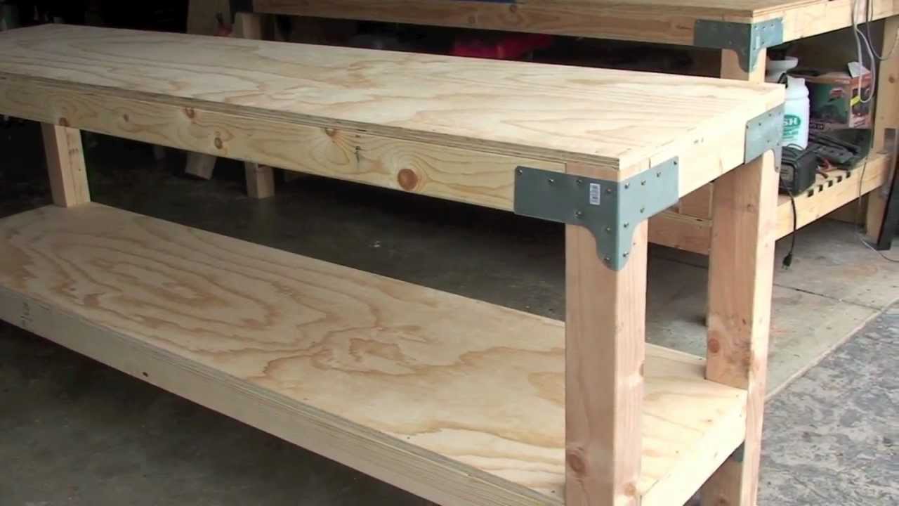 Woodworking workbench plans 4x4 legs PDF Free Download