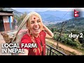 Living on a local farm in Nepal🇳🇵|  day 2
