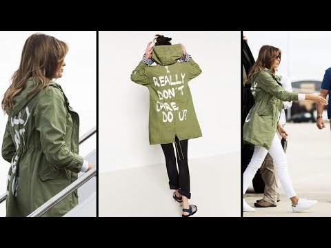 Melania Trump Wears ‘I Really Don’t Care’ Jacket Before Texas Visit