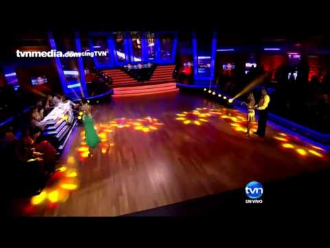 Fuerte caÃda de Marelissa Him bailando salsa en Dancing with the Stars