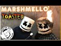 MARSHMELLO HELMET TOASTED! - How To Make a "Light Up" Marshmello Mask Roasted Version MARSHMELLO HELMET TOASTED! - How To Make a "Light Up" Marshmello Mask Roasted Version