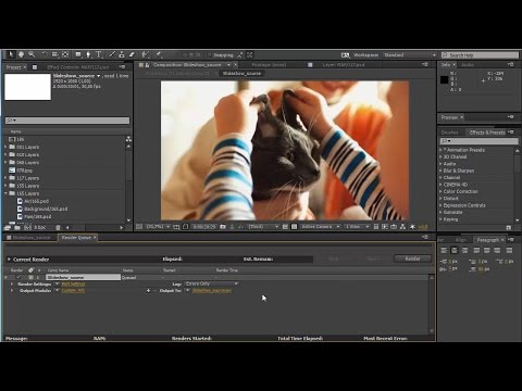 Как рендерить видео в after effects 2018 Как рендерить видео в after effects 2018