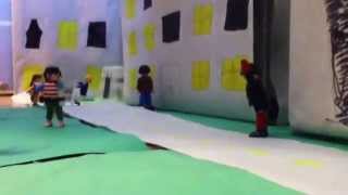 Giant Destroys Warfare Street