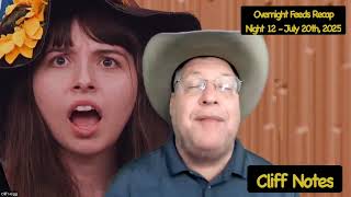 Overnight Feed Recaps - Night 12 - Big Brother Season 27 - 72025 - Cliff Notes