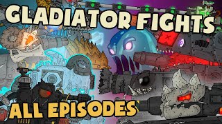 Gladiator fights of Demonic monsters : All episodes - Cartoons about tanks
