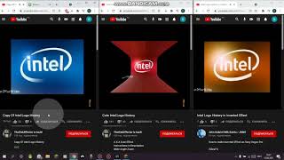 Intel Logo History In G Major 2 Spilt Version