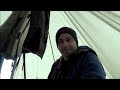 Winter trekking hot tent (Part3/3)