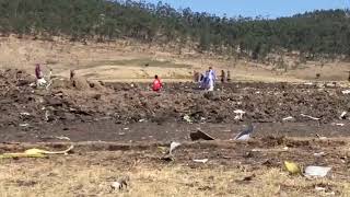 Crash Site Of Ethiopian 737-Max8 Flight Et302