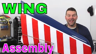 Aerocarcontrol HURACAN RC JET Build - Wing Assembly