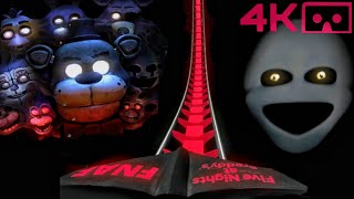 Vr 360 Fnaf Halloween Horror Scary Roller Coaster Five Nights At Freddys Immersive 4K Ride