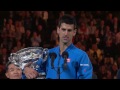 Novak Djokovic winner's speech - Australian Open 2015
