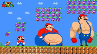 Upgrading Mario From Fat To Muscle With Every Seed Powerups