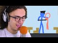 Reacting To The BEST MINECRAFT STICK FIGHT ANIMATIONS!