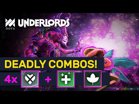 DEADLY COMBOS! Heartless Hearts Druids! Undead Build! | Dota Underlords